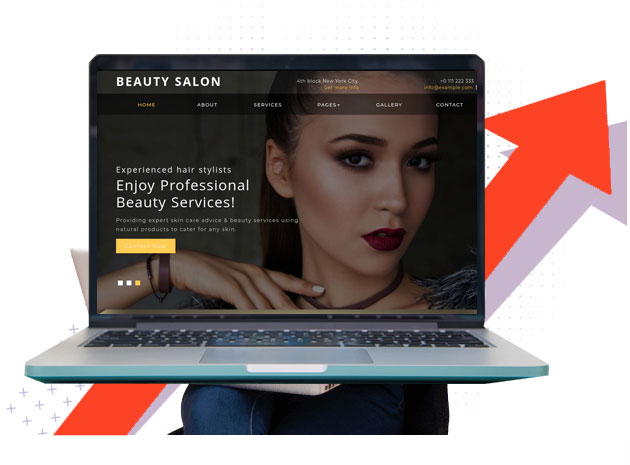 Beauty Salon Website Designing Company in Delhi NCR, India