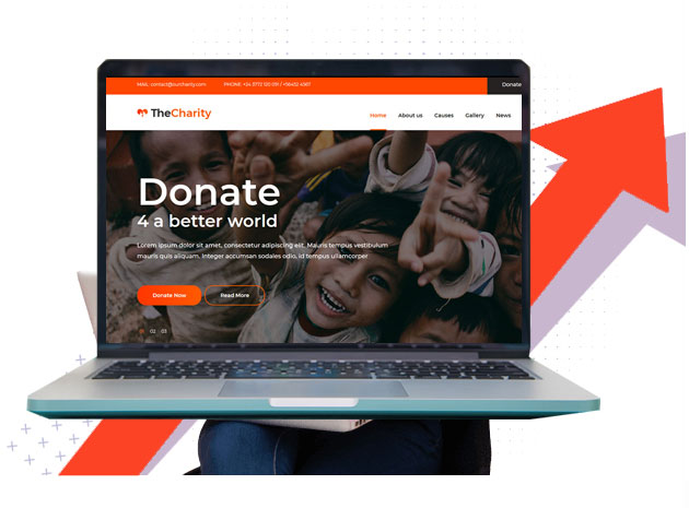 Charity Website Design Company in Delhi NCR, India
