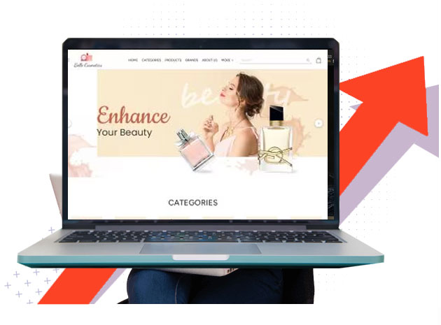 Cosmetics Website Designing Company in Delhi NCR, India