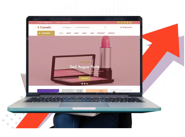 Makeup Product Website Designing Company in Delhi NCR, India