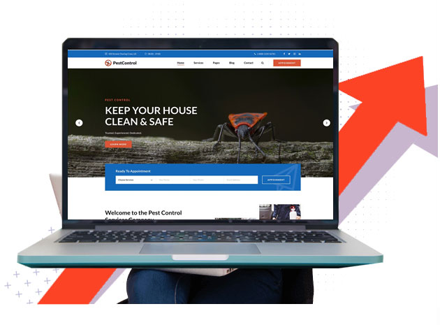 Pest Control Website Development in Delhi NCR