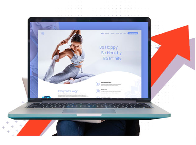 Yoga Website Design Company in Delhi NCR, India