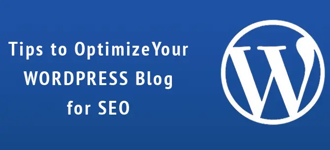 WordPress optimise for SEO