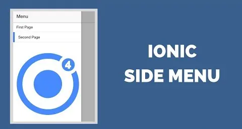 Ionic Side menu , Drawer Navigation  tutorial