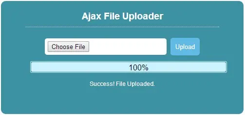 Jquery,Ajax file upload in PHP