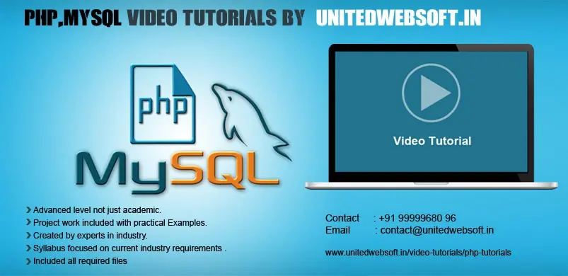 PHP,Mysql video tutorials