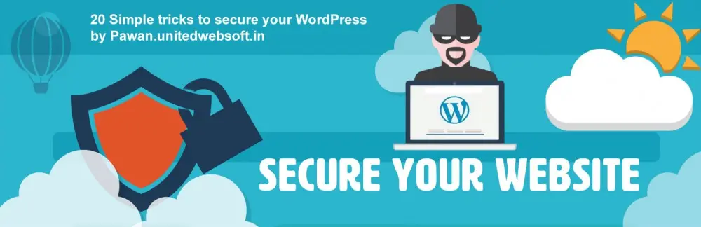 Secure WordPress website from malicious attacks, hacker