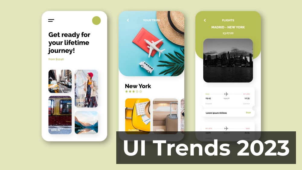The Most Popular Mobile App UI Design Trends for 2023