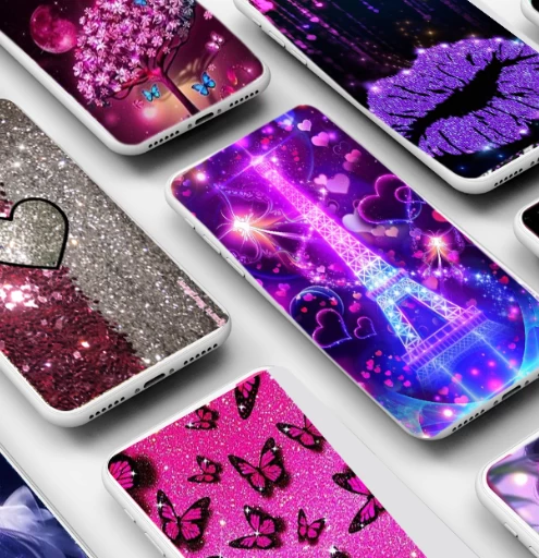 Girly Glitter Live Wallpaper Android App