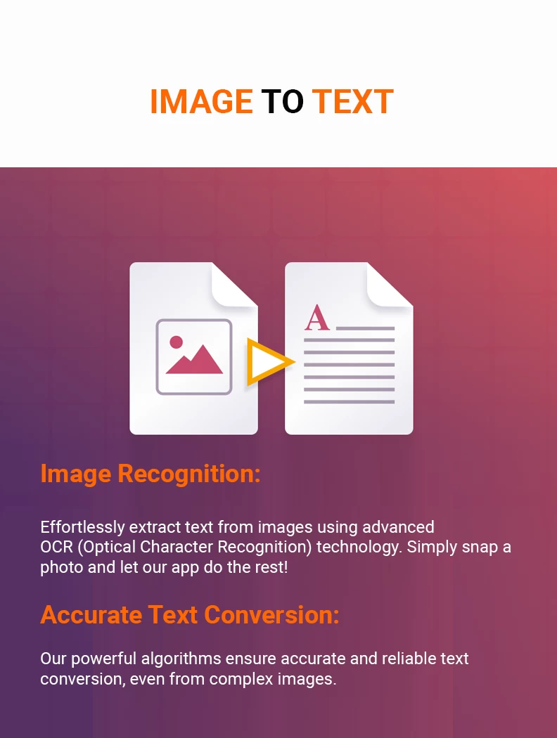 Image to text to Speech, Doc Scanner Android App